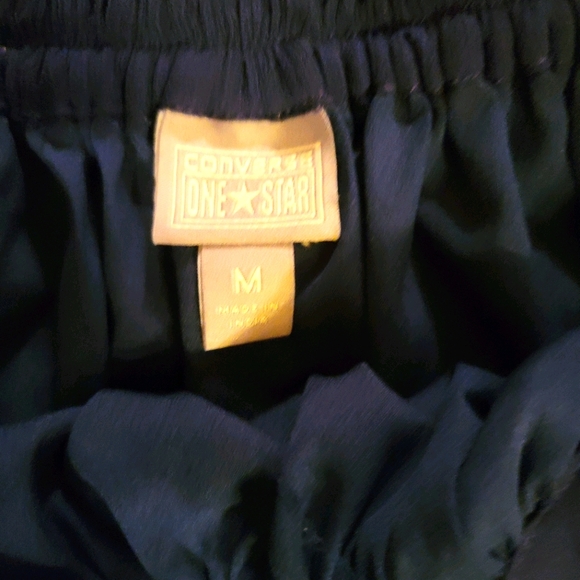 💠CONVERSE Sheer ASYMMETRICAL Navy Skirt💠 - Picture 3 of 3